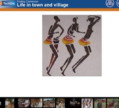 Image of Xerte thumbnail navigator page from Where is Cameroon learning object
