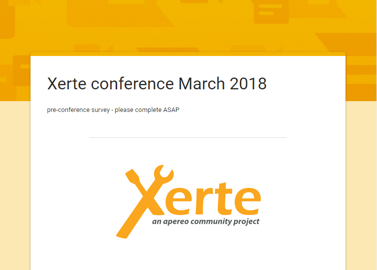 Xerte conferentie