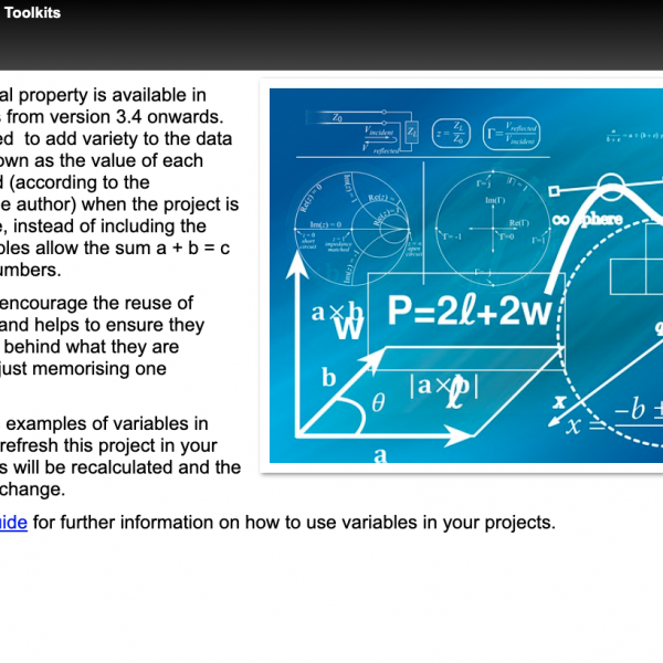 Variables in Xerte